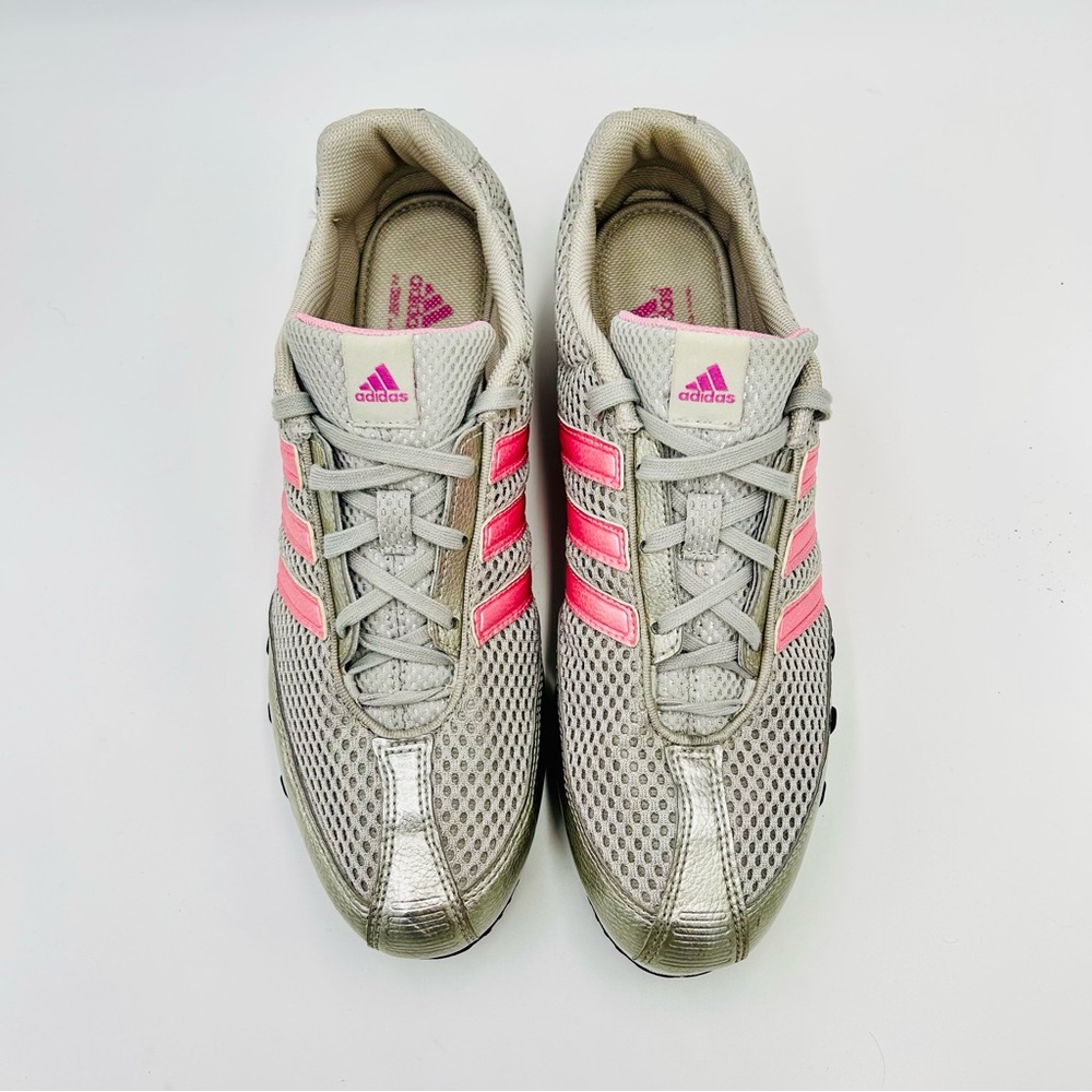 Adidas shoes CC Ride Trainers Pink Gray Silver running workout Women Size 9.5 - Picture 8 of 10